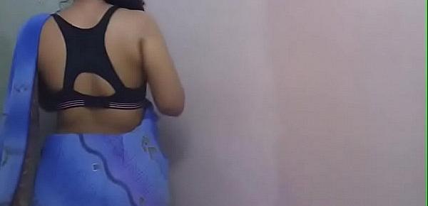  Horny Lily In Blue Sari Indian Babe Sex Video